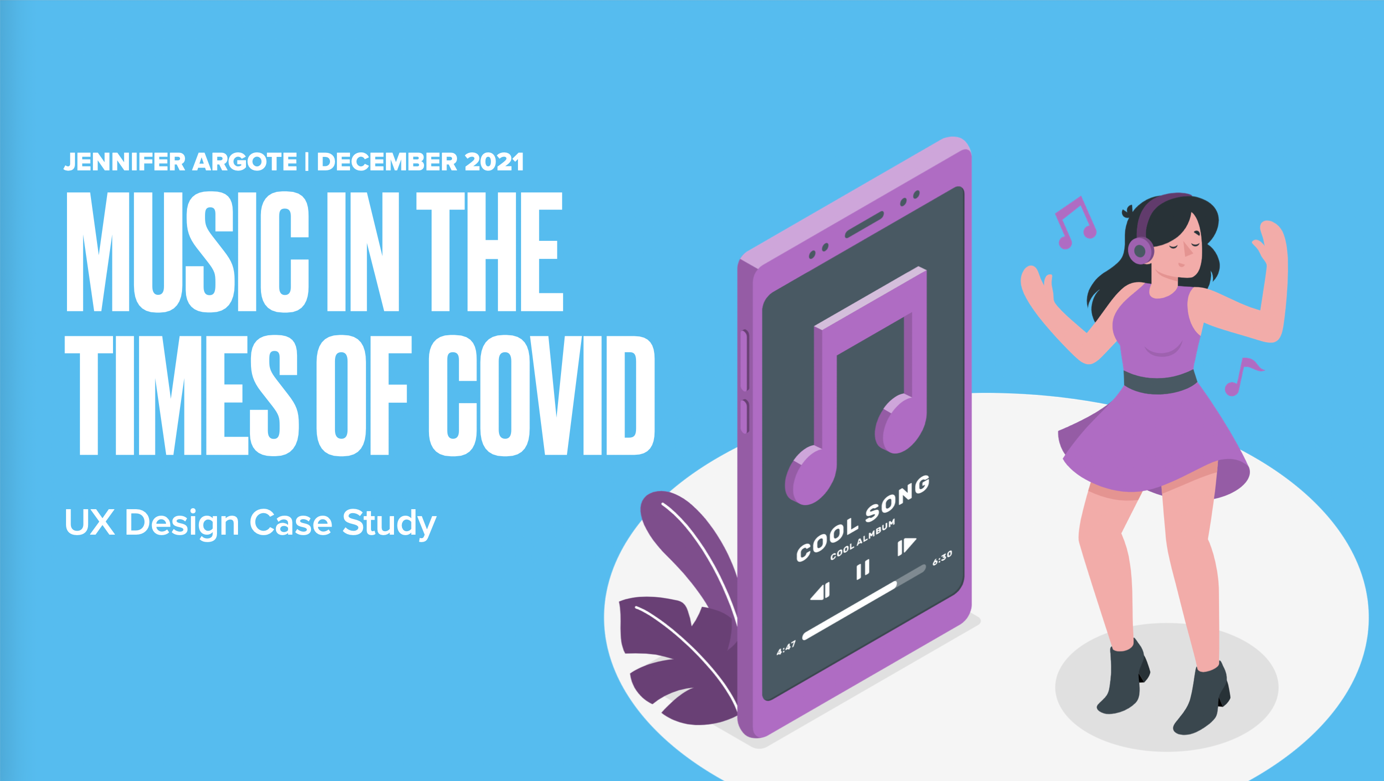 UX Design Case Study Presentation Cover
